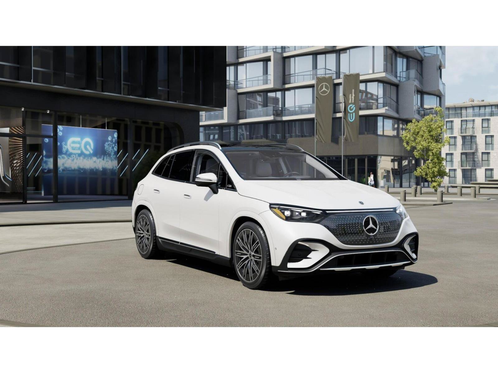 New 2027 MANUFAKTUR Moonlight White Metallic Mercedes-Benz EQE 320+ image 52