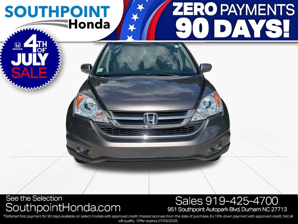 Used 2011 Honda CR-V EX-L with VIN 5J6RE3H76BL036864 for sale in Durham, NC