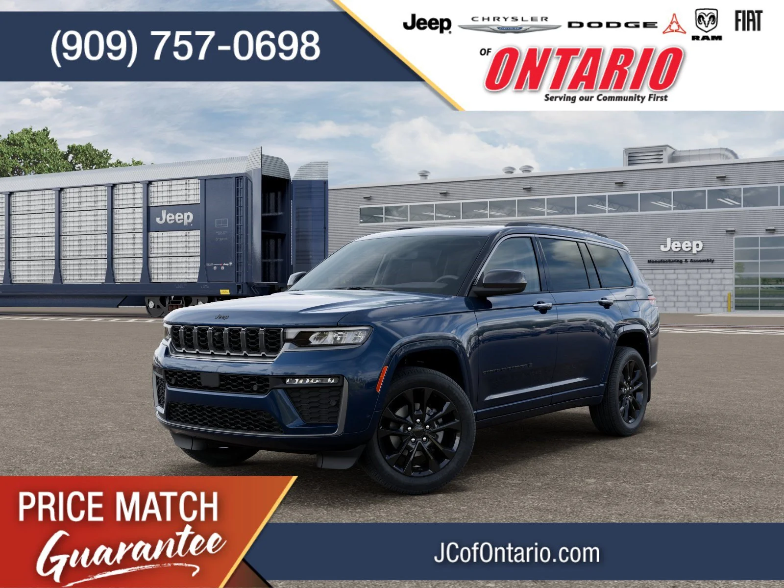 New 2026 Fathom Blue Pearl-Coat Exterior Paint Jeep Limited image 1