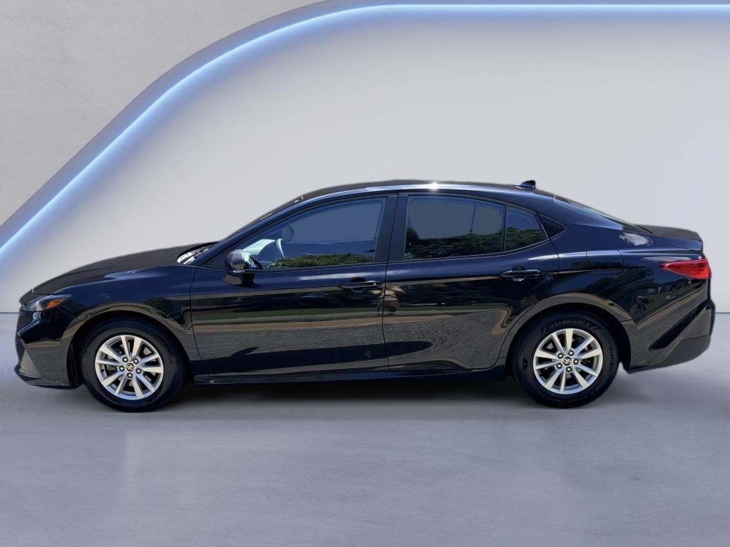 Used 2025 Midnight Black Metallic Toyota LE image 2