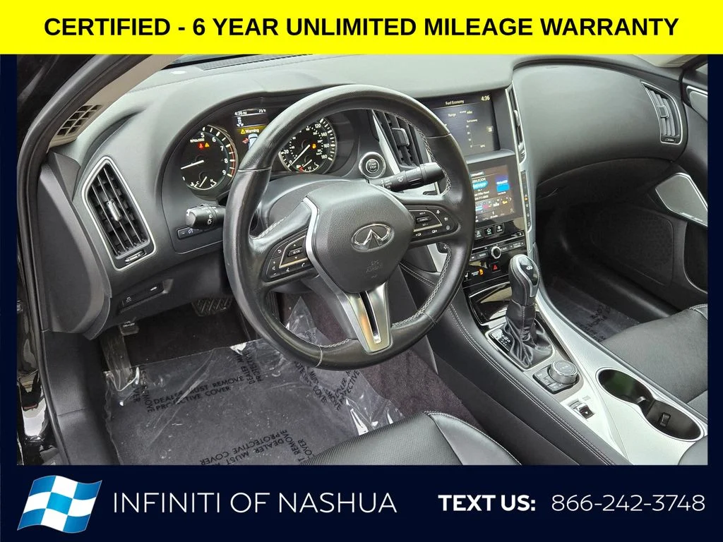 Certified Used 2023 Black INFINITI LUXE image 5