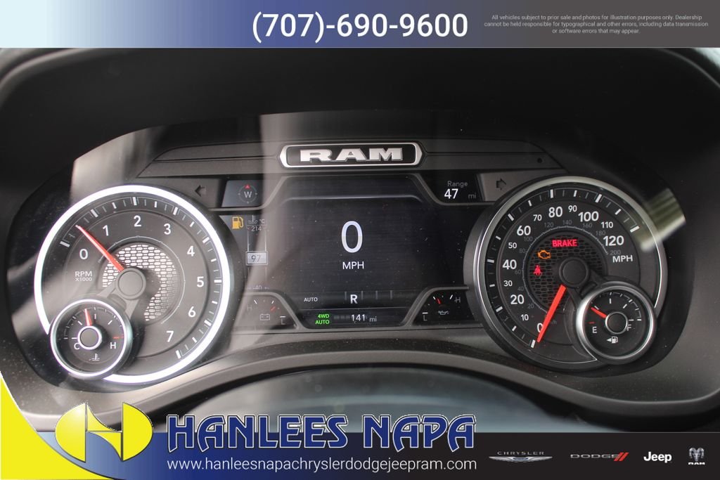 New 2026 Diamond Black Crystal Pearl-Coat Exterior Paint RAM Laramie image 29