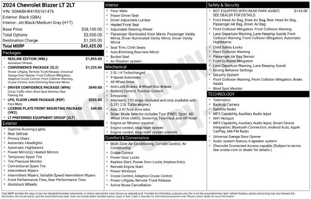 Used 2024 Black Chevrolet 2LT image 5