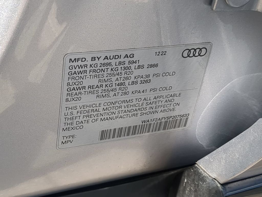 Used 2023 Silver Audi 55 Prestige image 39