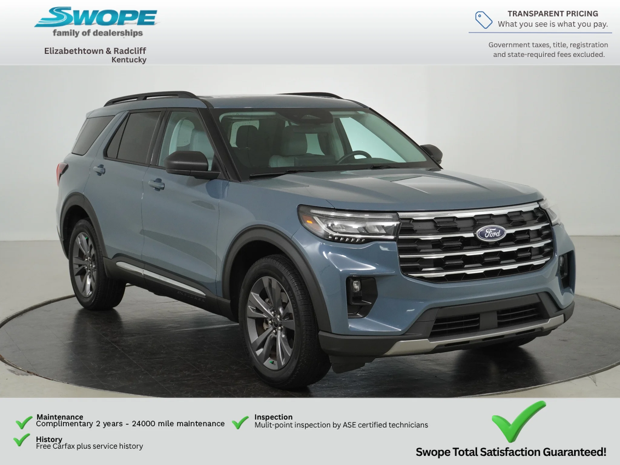 Certified Used 2025 Blue Ford Active image 1