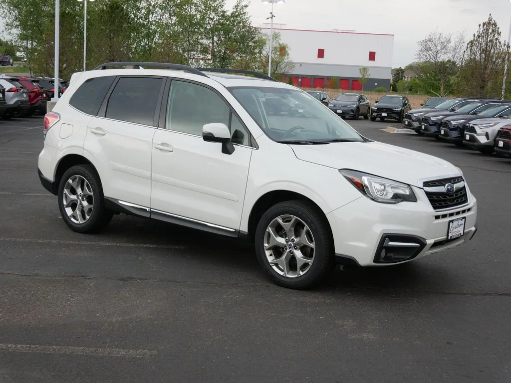 Used 2017 Subaru Forester Touring with VIN JF2SJAWCXHH543769 for sale in Minneapolis, Minnesota