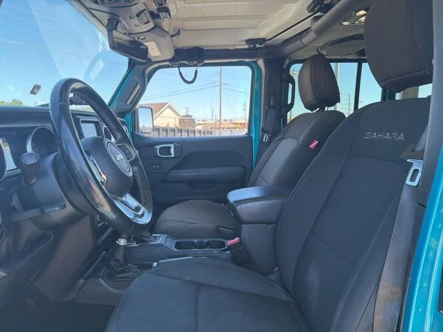 Used 2020 Mojito! Clearcoat Jeep Unlimited Sahara image 10