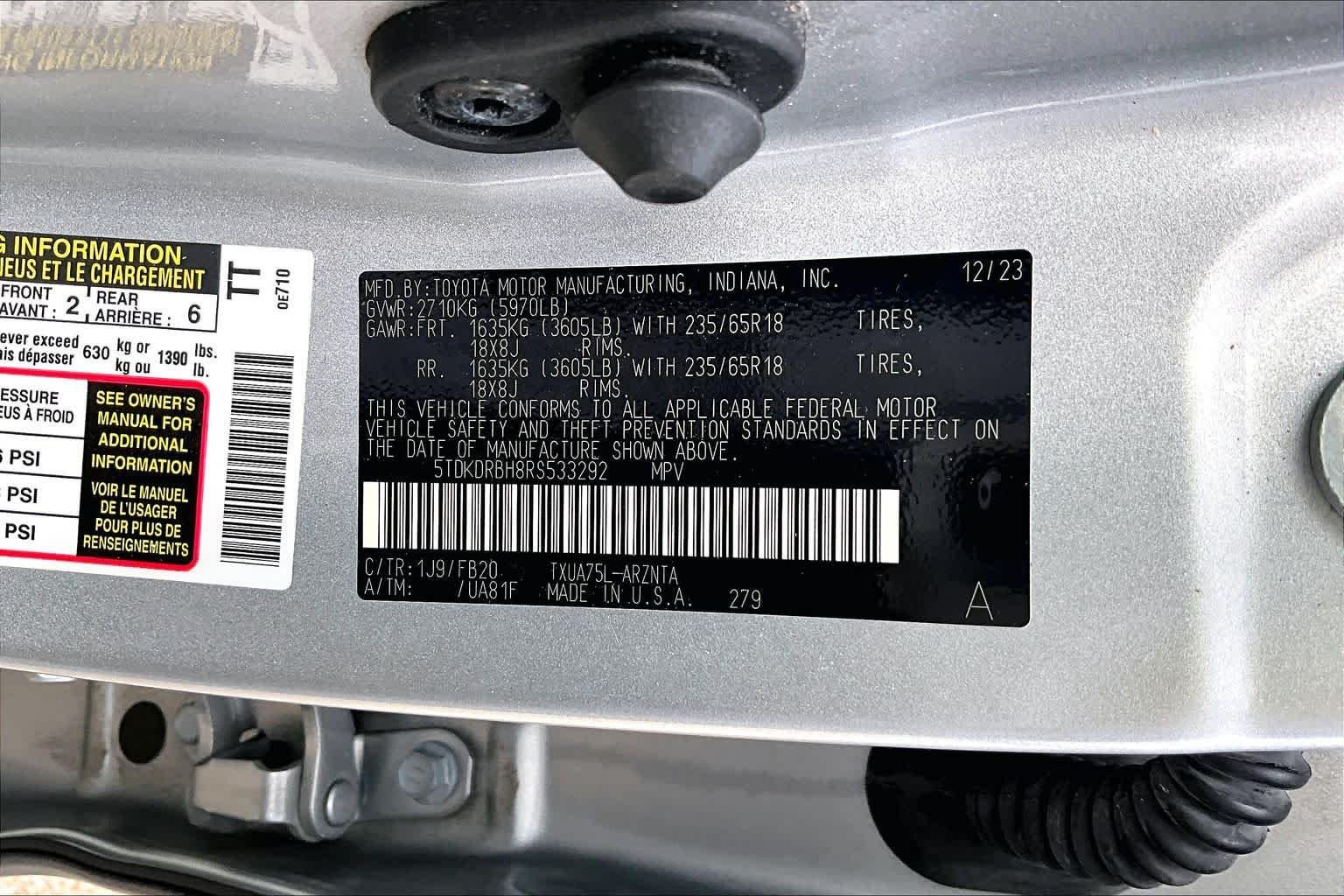 Used 2024 Celestial Silver Metallic Toyota LE image 34