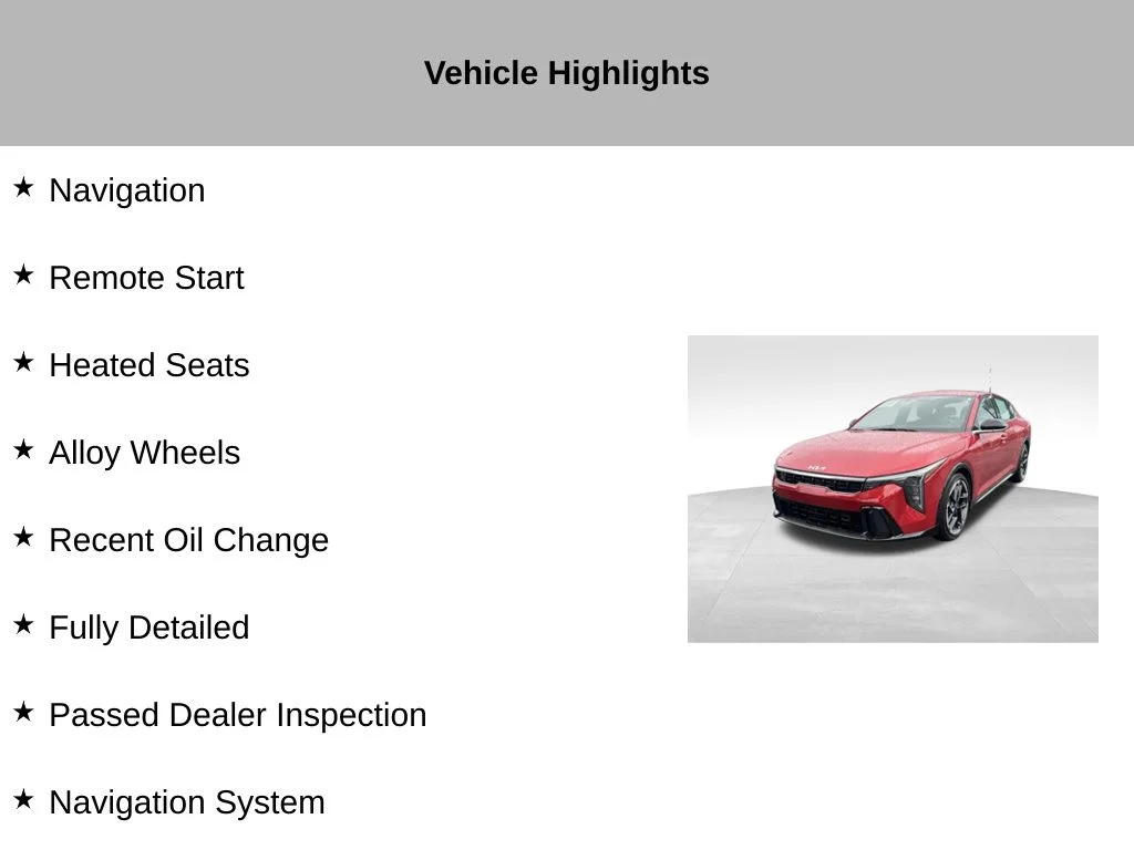 Certified Used 2025 Red Kia GT-Line image 10