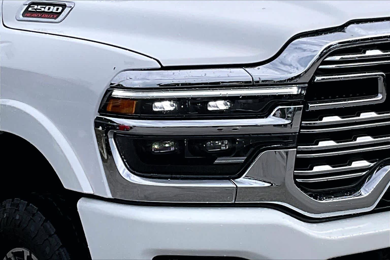 Used 2025 Bright White Clearcoat Ram Longhorn image 24
