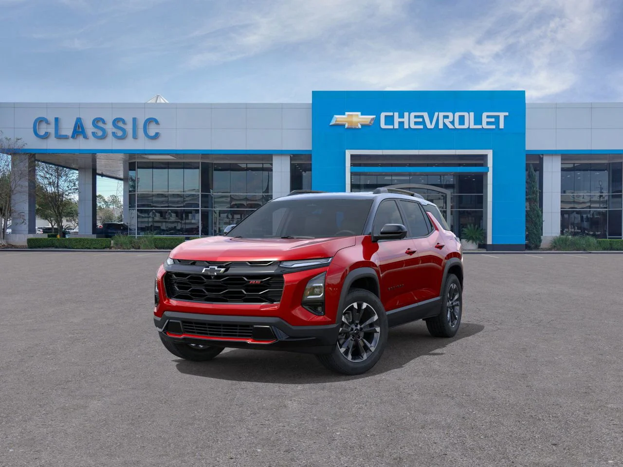 2026 Chevrolet Equinox RS Red at Classic Elite Chevrolet Sugar Land