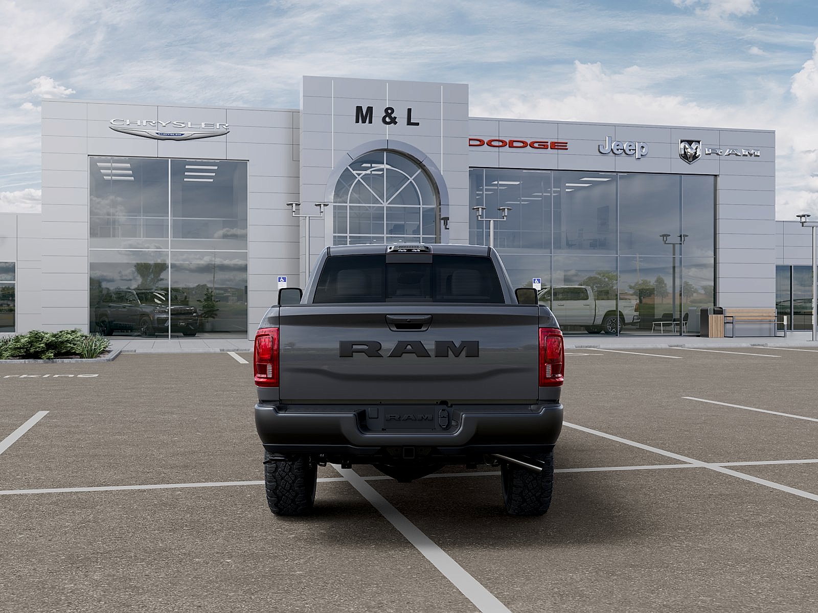 New 2026 Ceramic Gray Clearcoat RAM Power Wagon Crew Cab 4x4 6