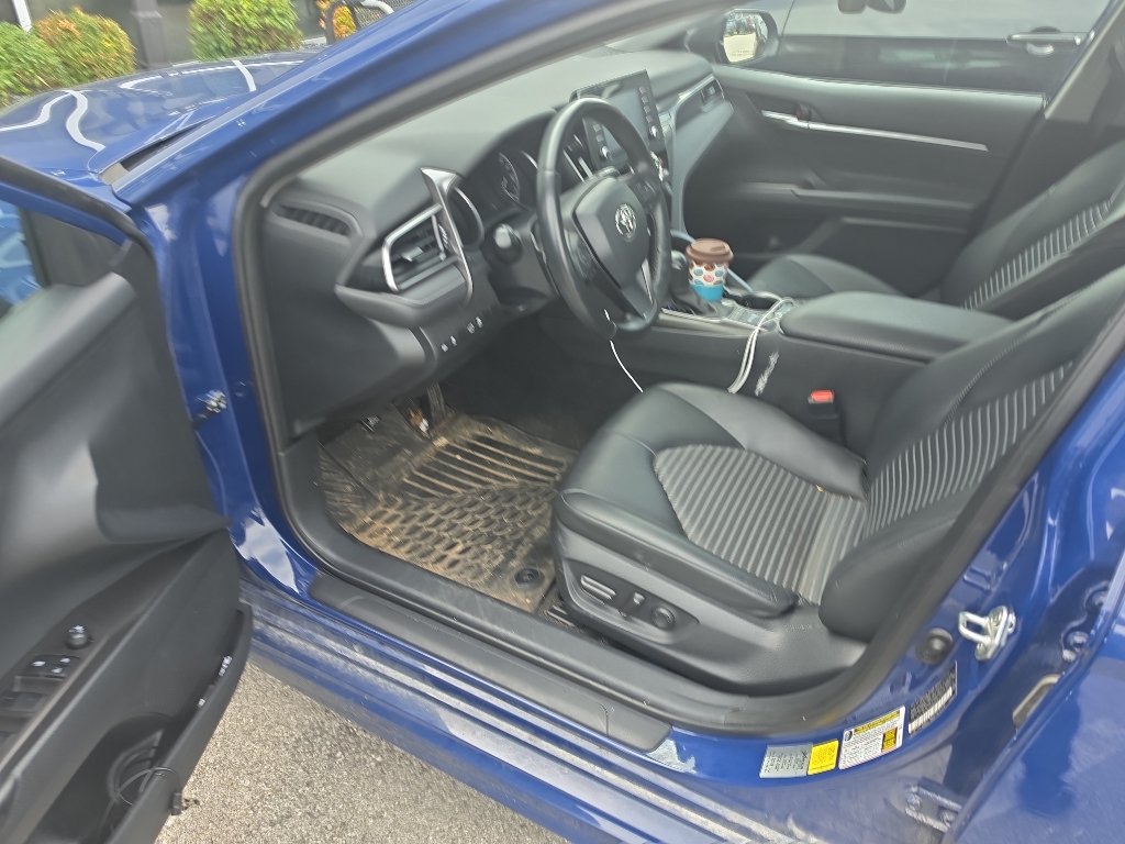 Used 2023 Reservoir Blue Toyota SE Nightshade image 2