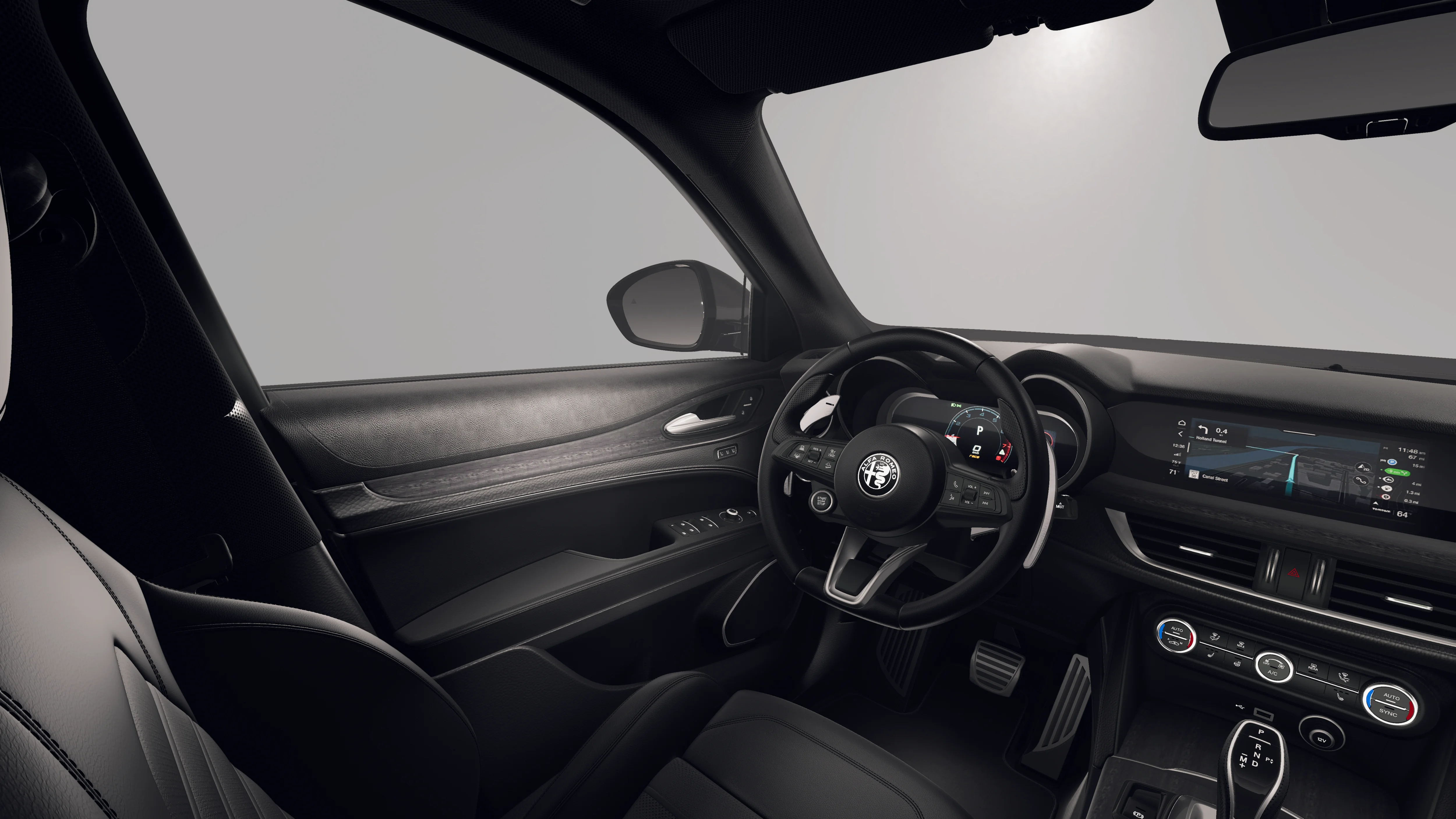 New 2026 Vulcano Black Metallic Exterior Paint Alfa Romeo  image 20