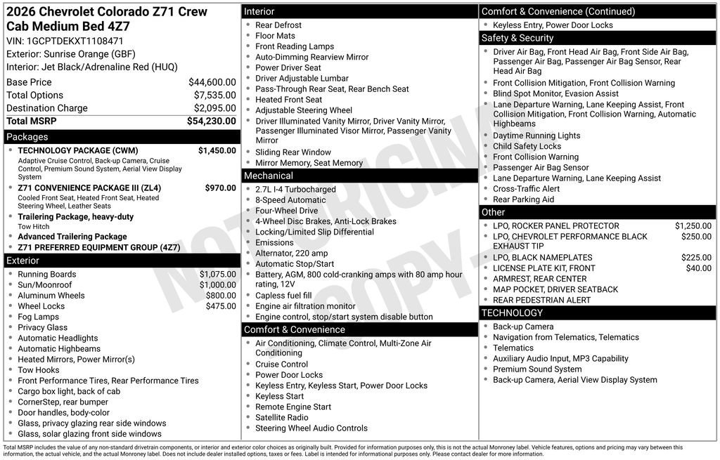 2026 Chevrolet Colorado Z71 - Photo 32