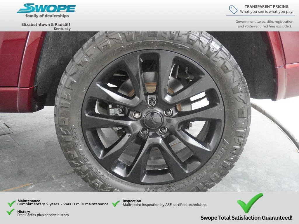 Used 2019 Velvet Red Pearlcoat Jeep Altitude image 29