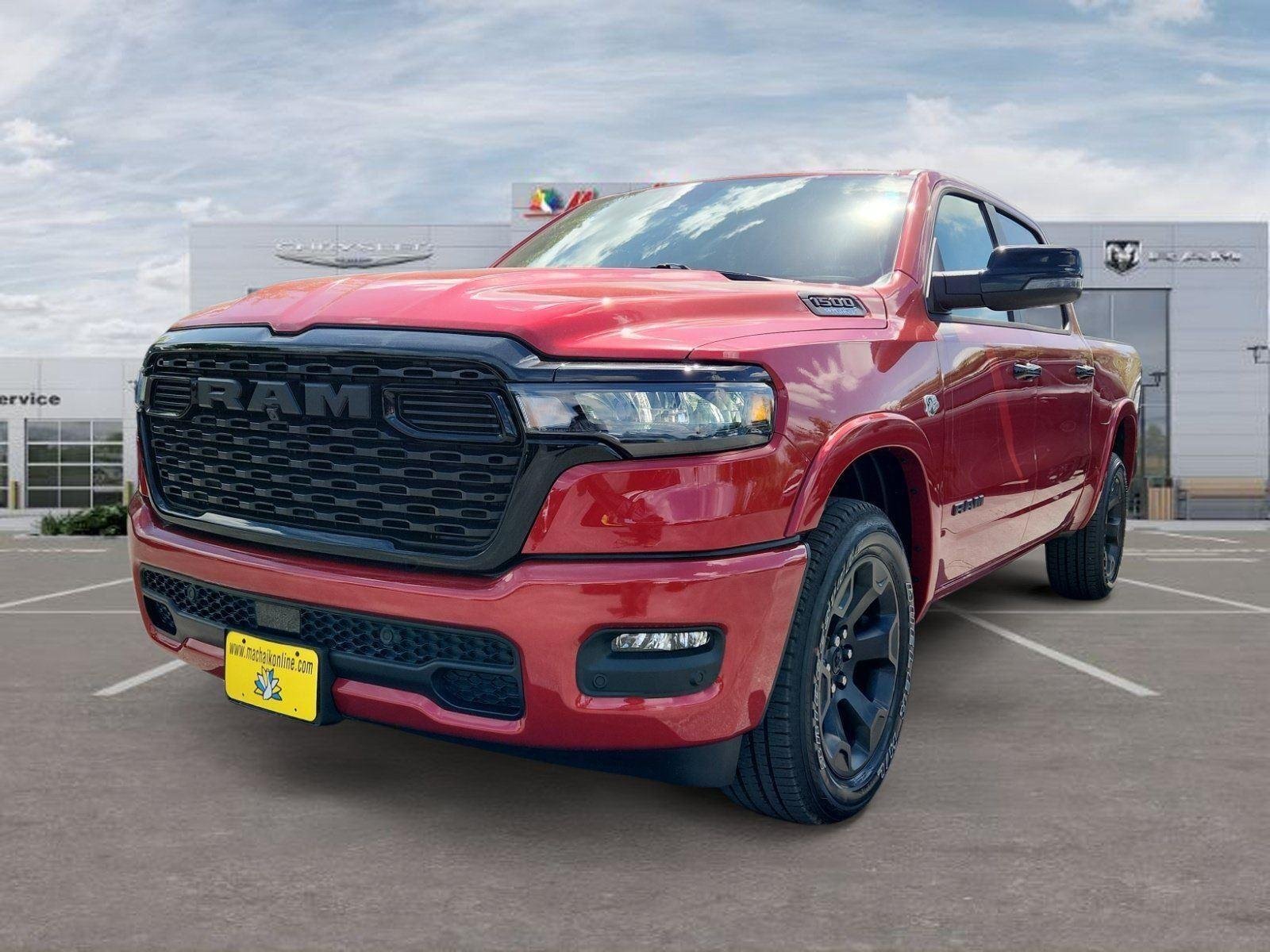 New 2026 Molten Red Pearl-Coat Exterior Paint RAM Lone Star image 1