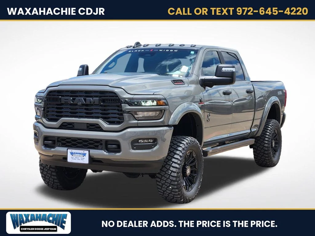 New 2026 Ceramic Gray Clear-Coat Exterior Paint RAM Black Widow Edition image 2