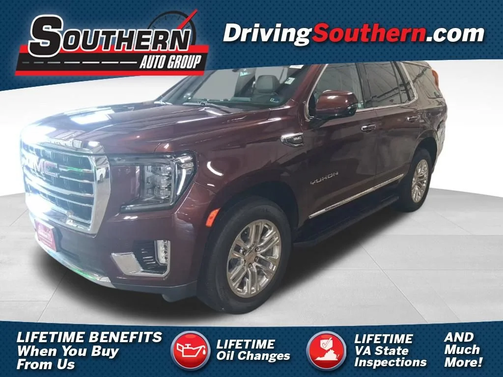 Used 2022 REDWOOD METALLIC GMC SLT image 1