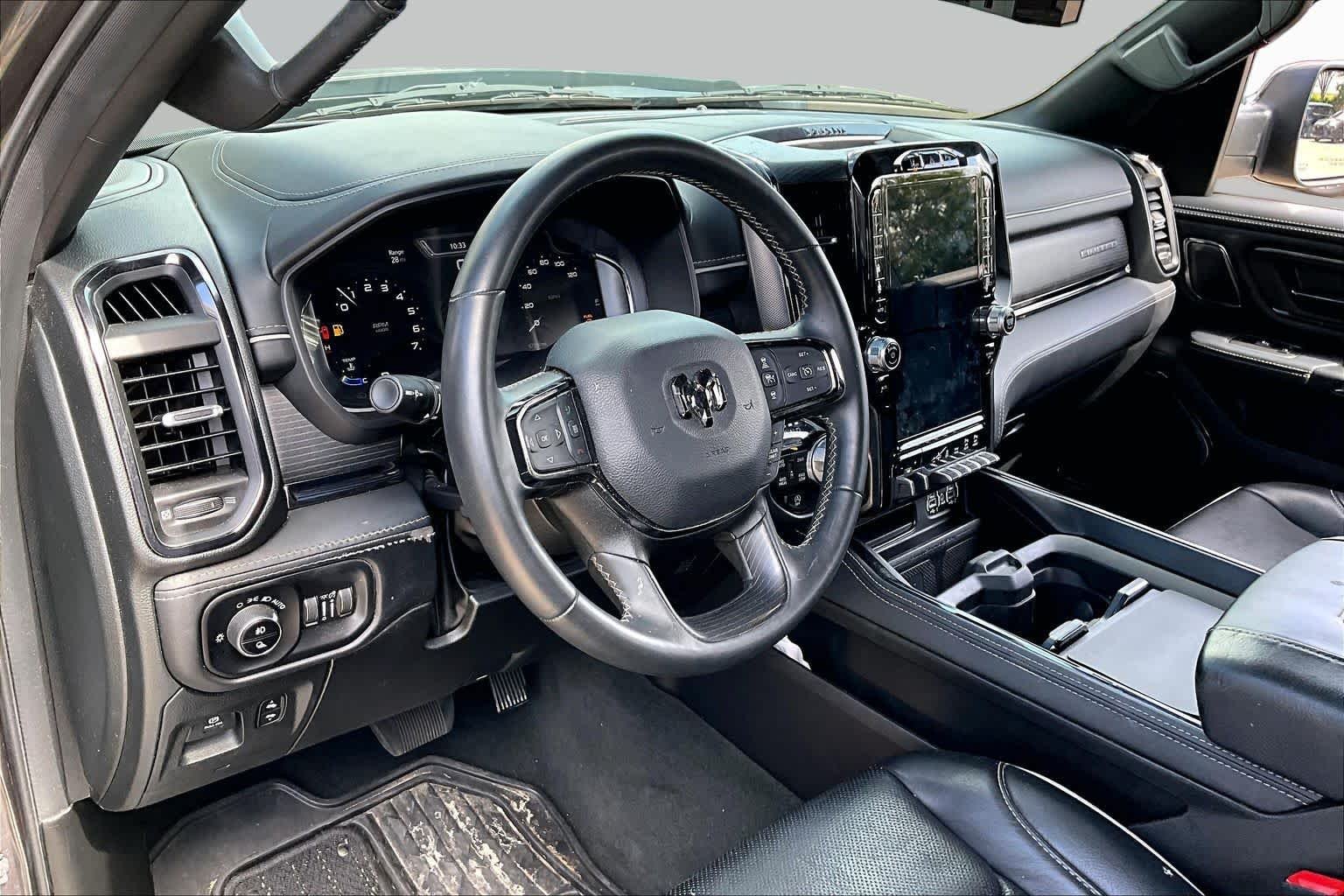 Used 2024 Granite Crystal Metallic Clearcoat Ram Limited image 16