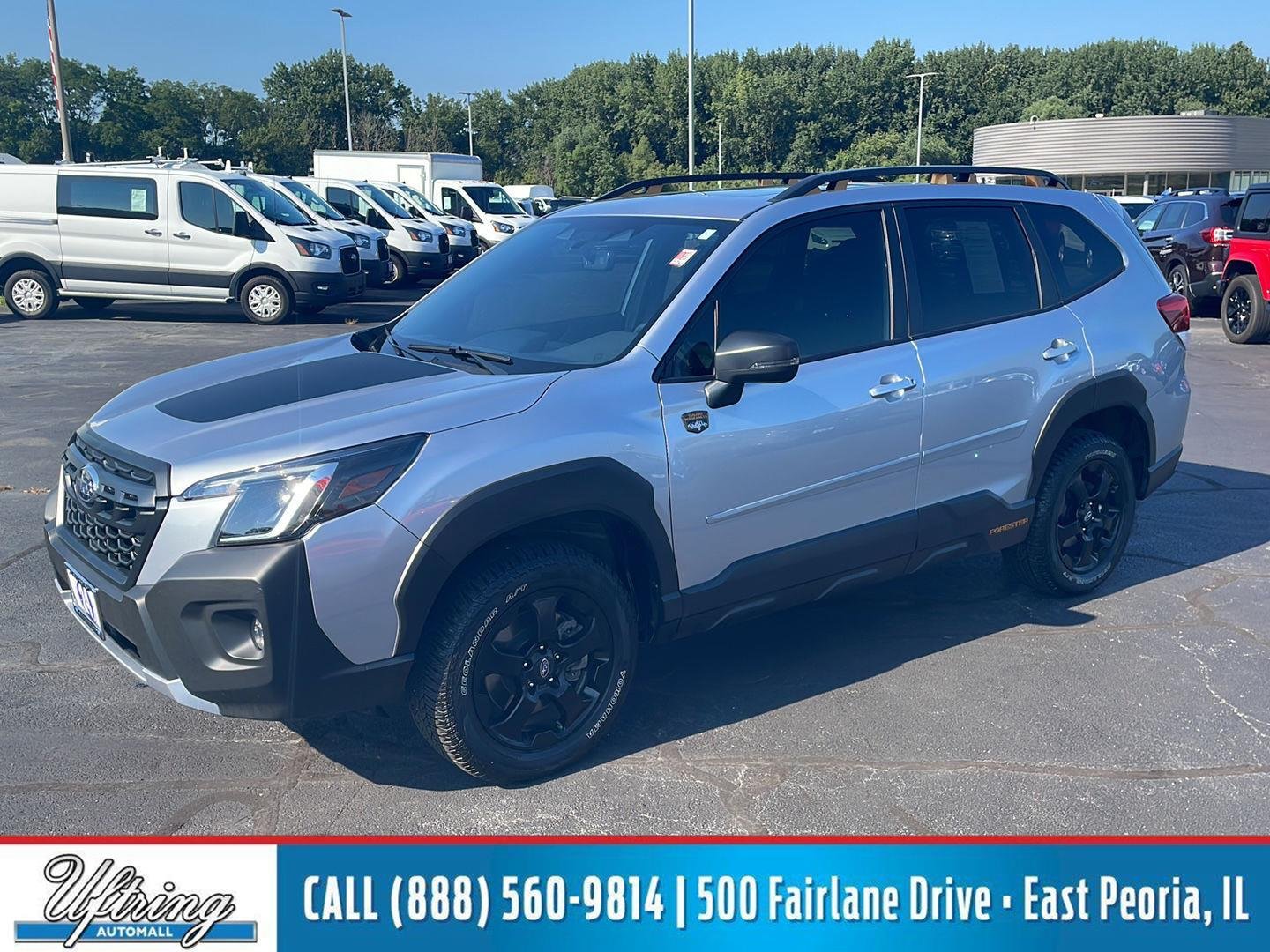 Used 2024 Ice Silver Metallic Subaru Wilderness image 1