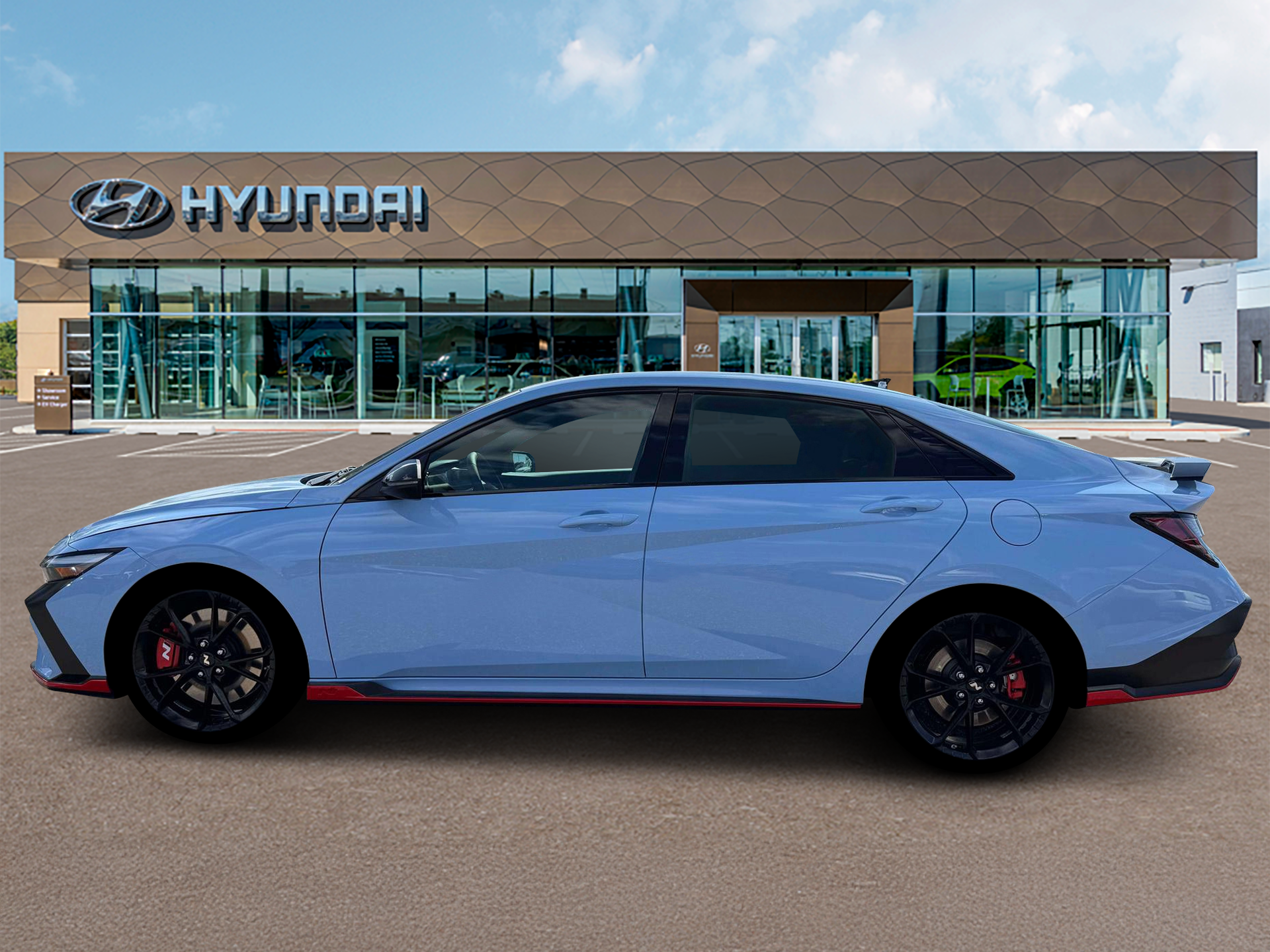 New 2026 Blue Hyundai Sedan image 3
