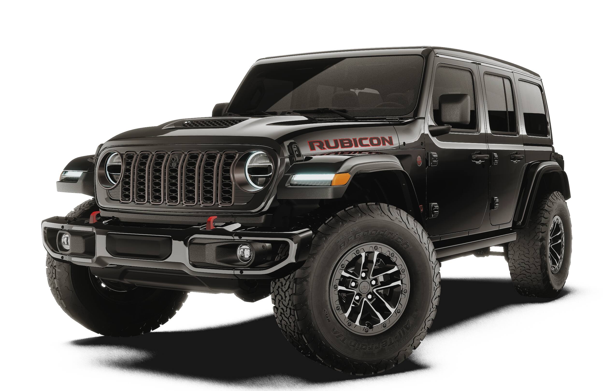 New 2027 Black Clear-Coat Paint Jeep Rubicon image 13