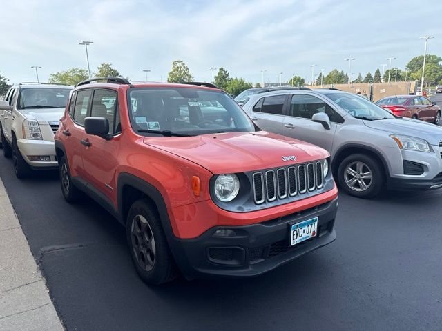 Used 2015 Orange Jeep Sport image 2