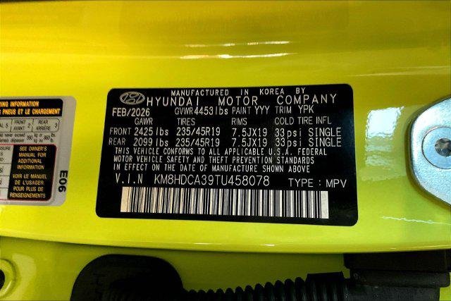 New 2026 Yellow Hyundai SEL Premium AWD image 8