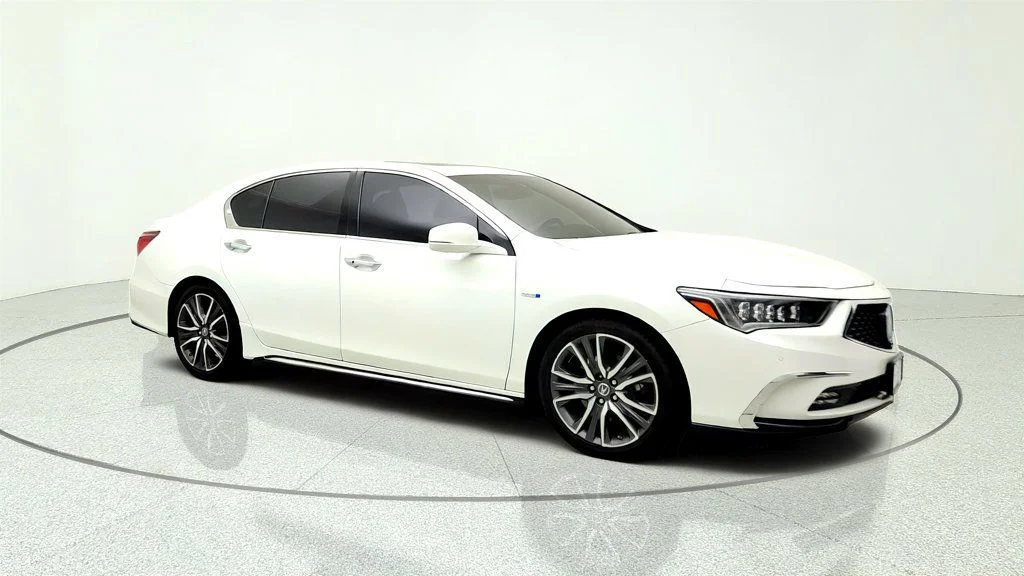 Used 2020 Platinum White Pearl Acura Sedan Sport Hybrid w/Advance Pkg image 3