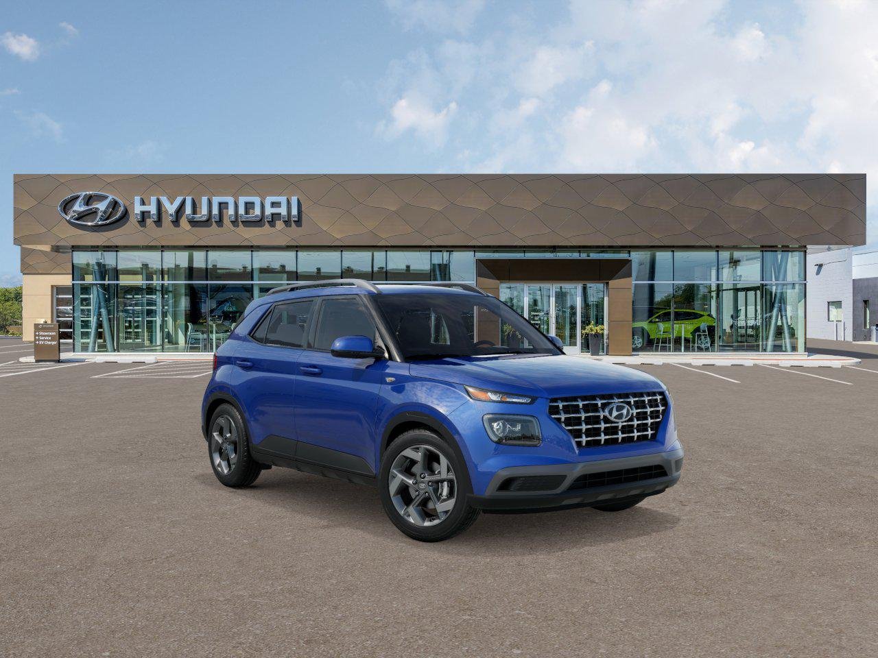 New 2025 Intense Blue Hyundai SEL image 2