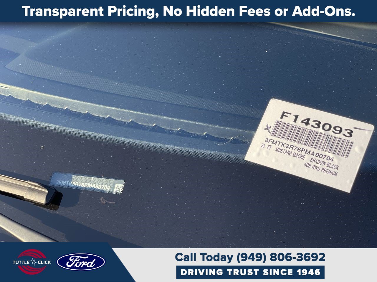 Certified Used 2023 Shadow Black Ford Premium image 41