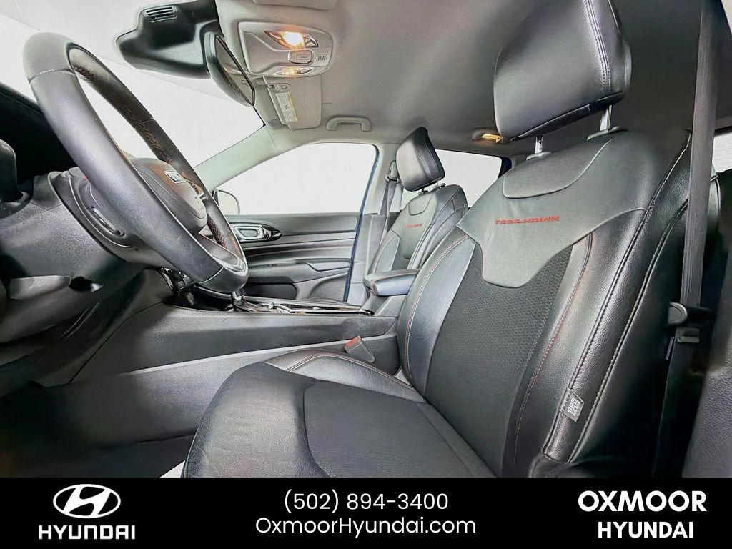Used 2022 Laser Blue Pearlcoat Jeep Trailhawk image 20
