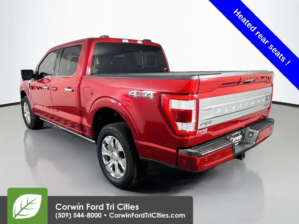 Used 2023 Rapid Red Metallic Tinted Clearcoat Ford Platinum image 11