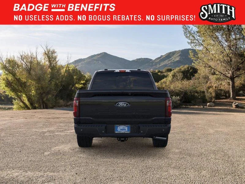 New 2025 Agate Black Metallic Ford XLT image 6