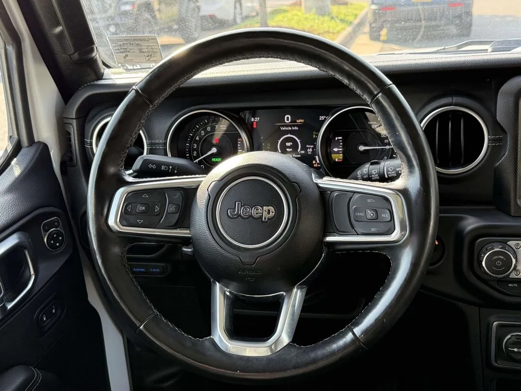 Used 2023 White Jeep Sahara 4xe image 19