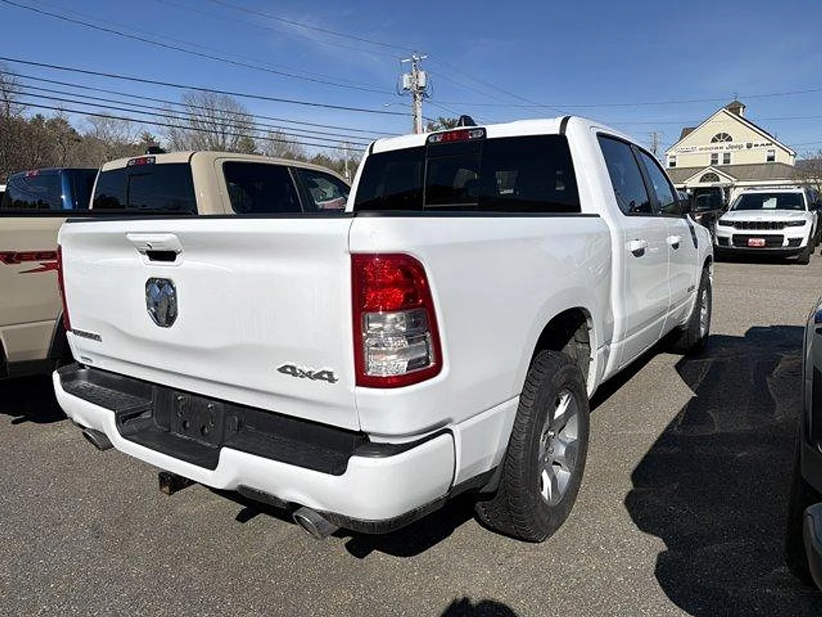 Certified Used 2023 Bright White Clearcoat Ram Big Horn Crew Cab 4x4 5