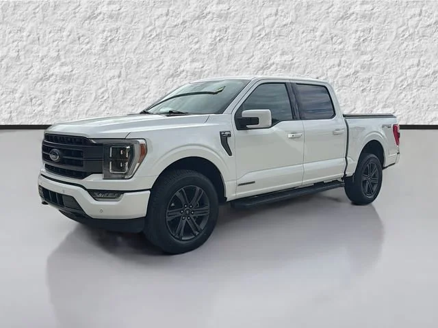 Used 2023 White Metallic Ford LARIAT image 7