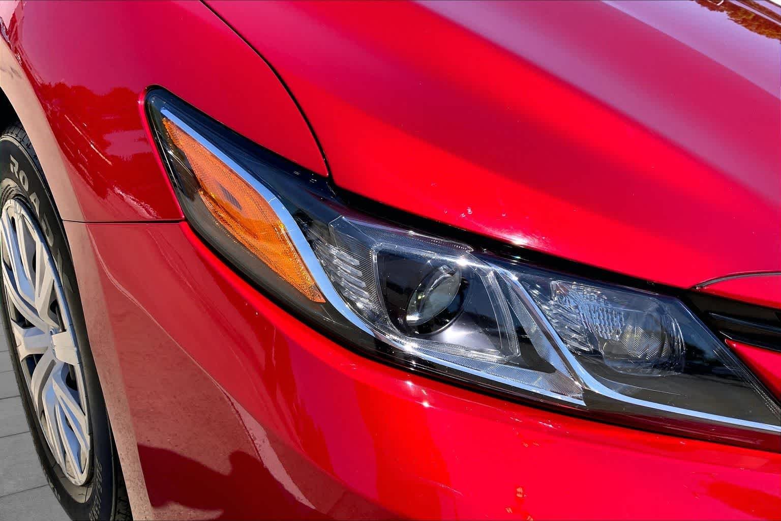 Used 2023 Supersonic Red Toyota Hybrid LE image 26