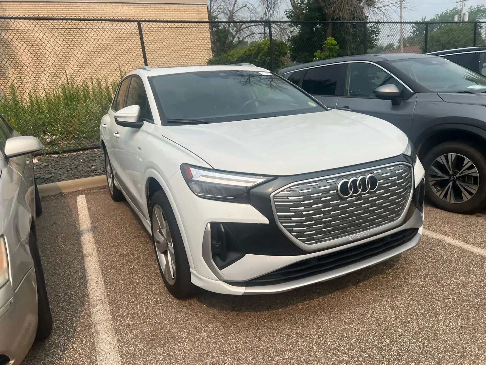Used 2023 Audi Q4 e-tron Premium Plus with VIN WA1L2BFZ5PP045567 for sale in Brooklyn Center, Minnesota