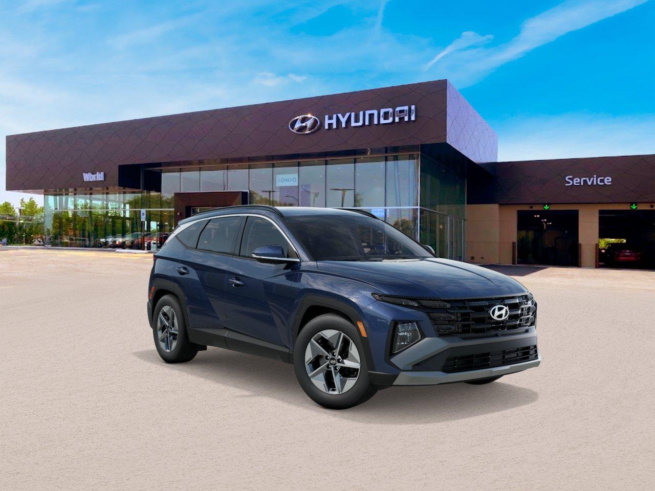 New 2026 Atlantis Blue Hyundai SEL FWD image 2