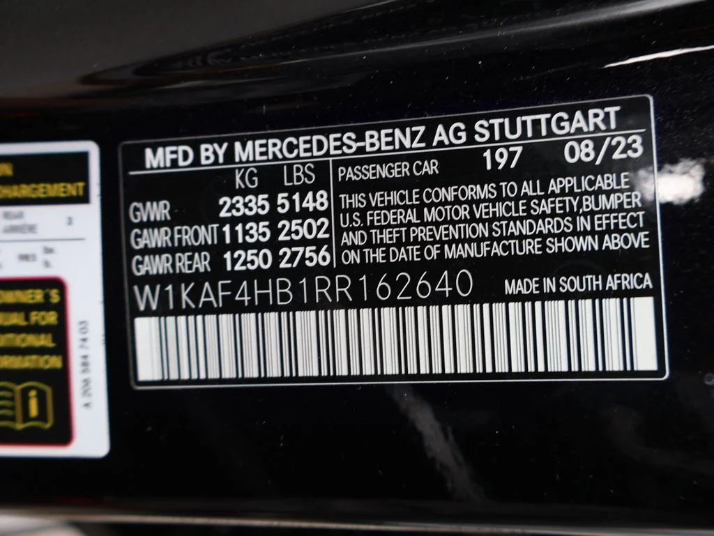 Certified Used 2024 Obsidian Black Mercedes-Benz C 300 image 41