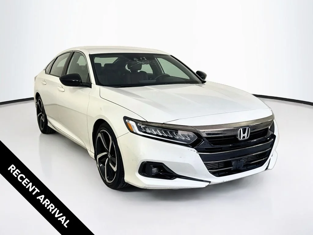 Certified Used 2022 Platinum White Pearl Honda Sport image 1
