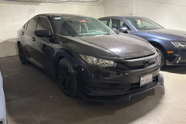 Used 2018 Crystal Black Pearl Honda LX image 2