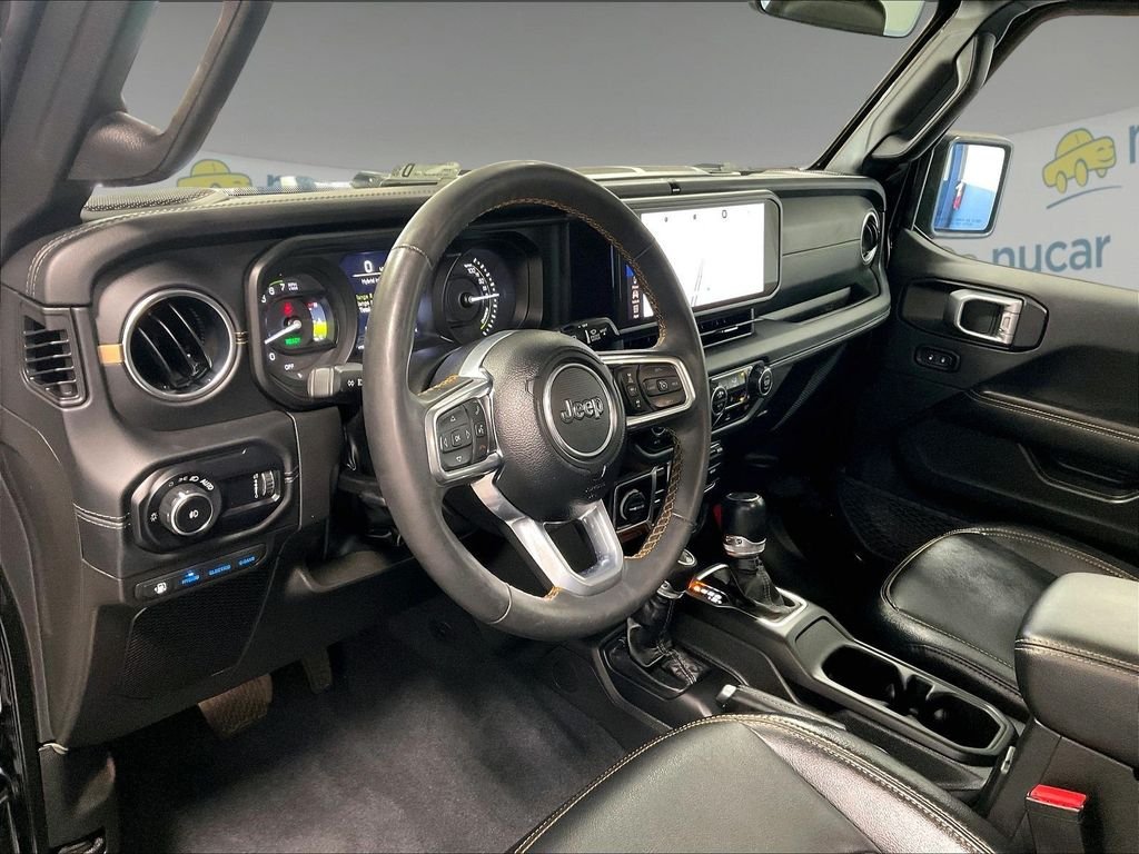 Used 2024 Black Jeep Sahara 4xe image 8
