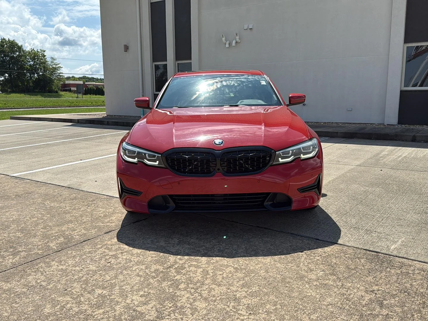 Used 2021 Melbourne Red Metallic BMW 330i image 8