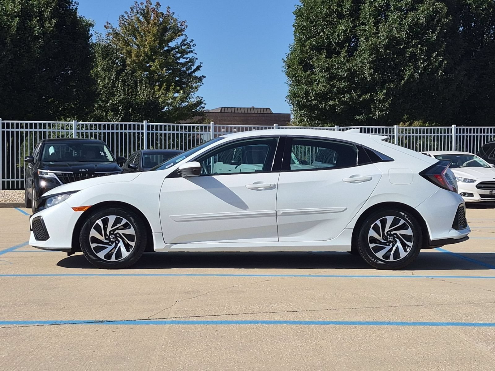Used 2017 White Orchid Pearl Honda LX Hatchback image 9