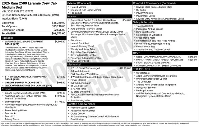 2026 RAM 2500 Laramie - Photo 38