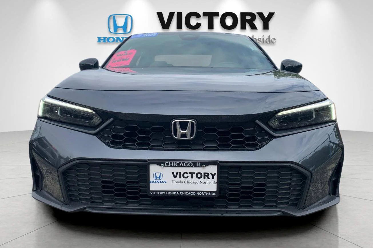 Certified Used 2025 Solar Silver Metallic Honda Sport image 8