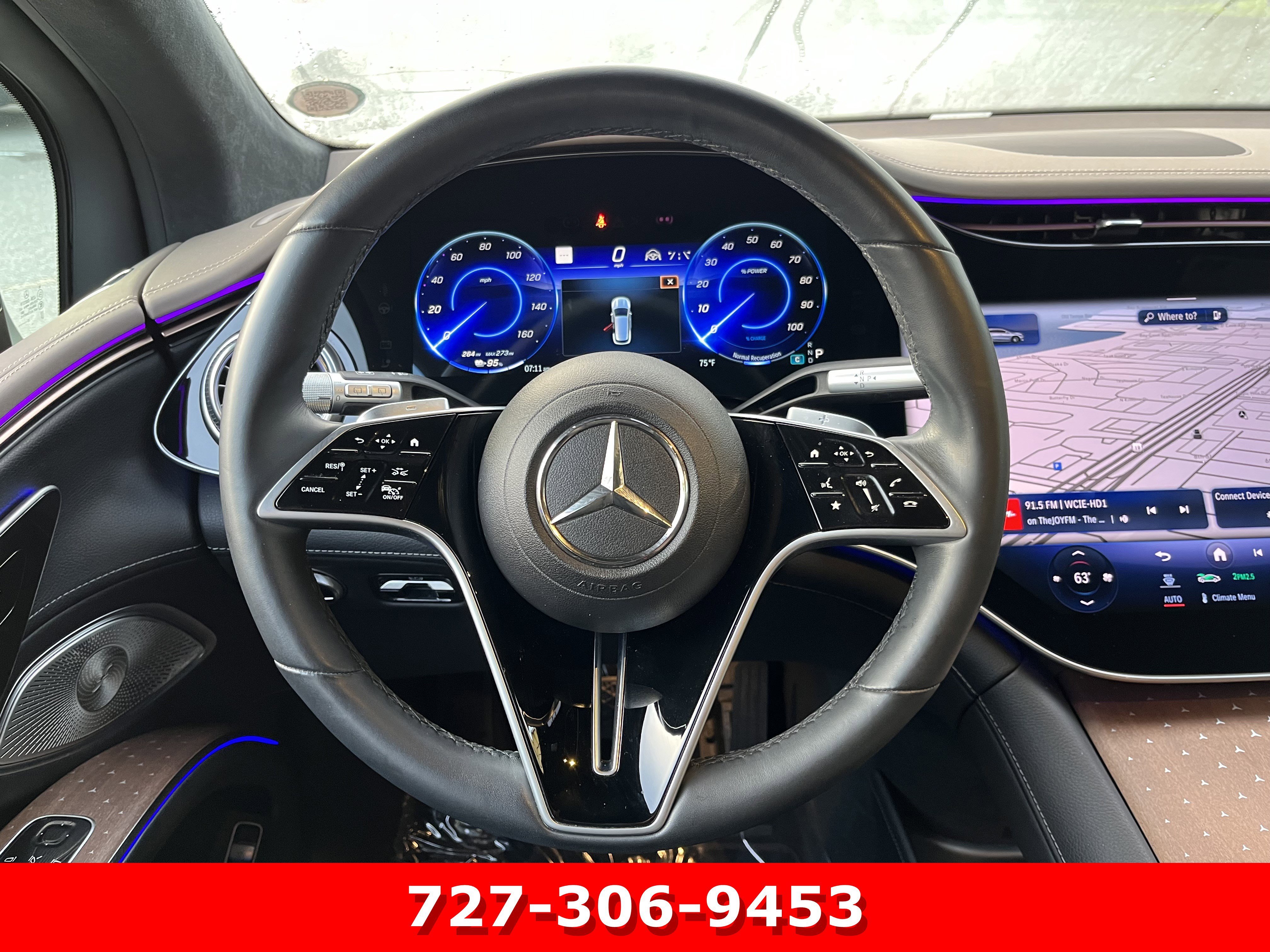 Certified Used 2023 Twilight Blue Metallic Mercedes-Benz EQS 580 image 20